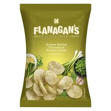 WILLARDS FLANAGANS CHIPS 125G GREEN ONION