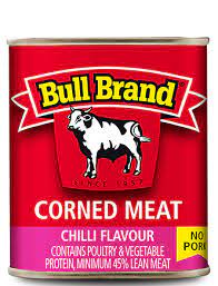 BULL BRAND CORNED MEAT CHILLI FLAVOUR 300G