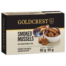 GOLDCREST MUSSELS SMOKED 85G