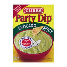 CUBBS PARTY DIPP AVOCADO ORIGINAL 15G