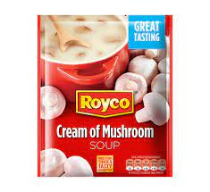 ROYCO PACKET SOUP CREAM OF MUSHROOM 50G