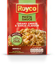 ROYCO PASTA SAUCE  CREAMY CHEESE & GARLIC
