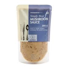 WOOLWORTHS SIMPLY HEAT MUSHROOM SAUCE
