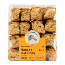 WOOLWORTHS HS HONEY & OATS RUSK 450G