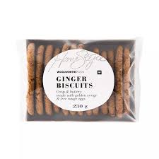 WOOLWORTHS GINGER BISCUIT 230G