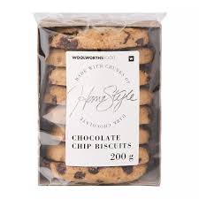 WOOLWORTHS CHOCOLATE CHIP BISCUITS 200G