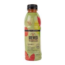 WOOLWORTHS BREWED ICED TEA APPLE & L/GRASS 500ML