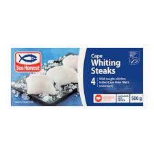 SEAHARVEST FISH CAPE WHITING STEAKS 500G