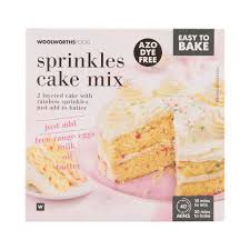 WOOLWORTHS SPRINGLES CAKE 805G