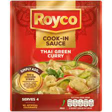 ROYCO COOK IN SAUCE THAI GREEN CURRY 50G