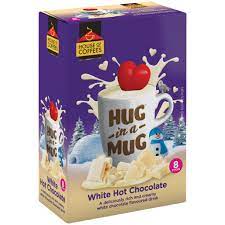 HOC HUG IN A MUG WHITE HOT CHOCOLATE 8X25G