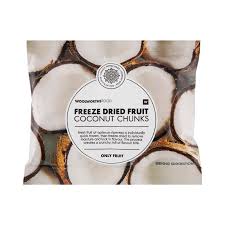 WOOLWORTHS FREEZE DRIED FRUIT COCONUT CHUNK  20G