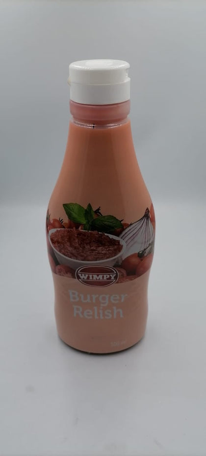 WIMPY SAUCE 500ML BURGER RELISH