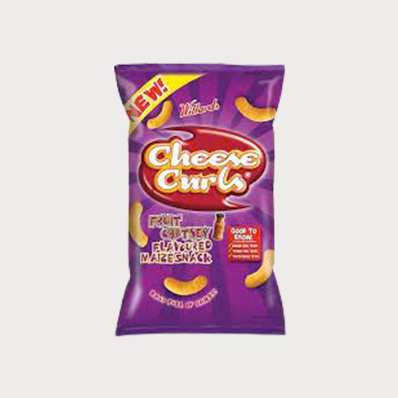 WILLARDS CHEESE CURLS FRUIT CHUTNEY 150G