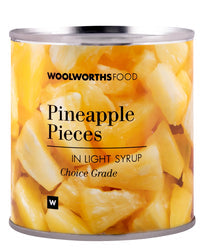 WOOLWORTHS PINEAPPLE PIECES 440G