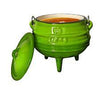 LK's ENAMEL POT GREEN (3-LEG)#1/4(0.7L)