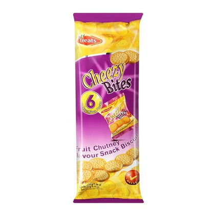 TASTY TREATS CHEEZY BITES FRUIT CHUTNEY 6 X 30G